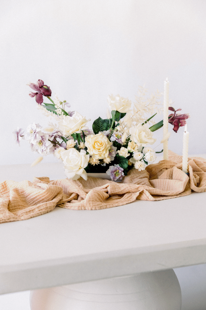 Organic Cotton Table Runner – Nude