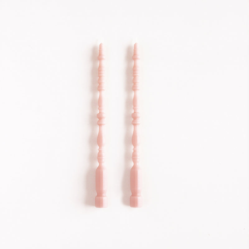 SPINDLE LEG TAPERS // ROSEWATER
