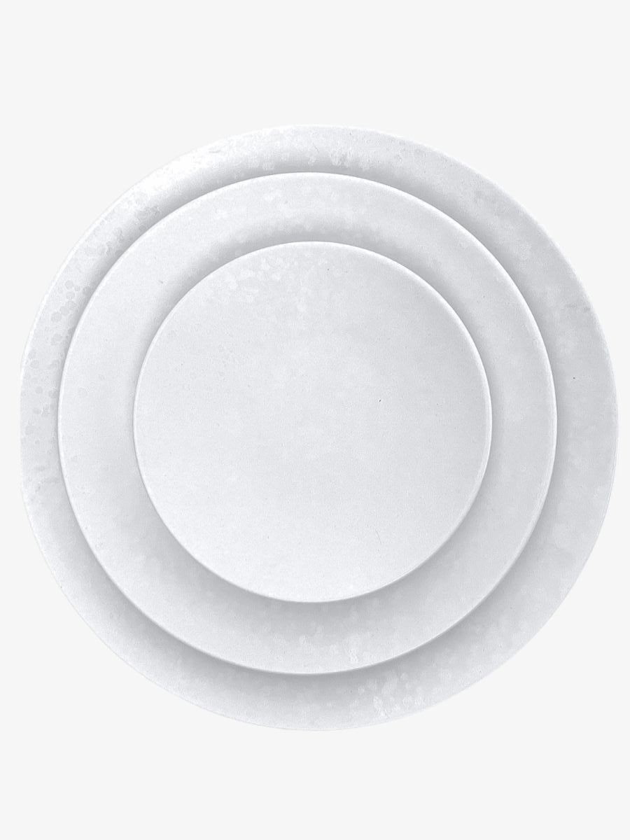 REACTIVE DINNERWARE //  SET OF 4 IN WHITE