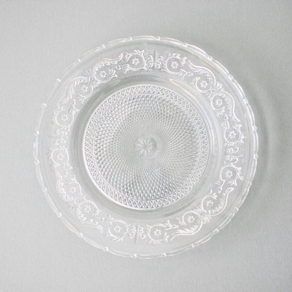 PRESSED GLASS CHARGER