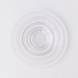 SIREN DINNERWARE // CLEAR + WHITE