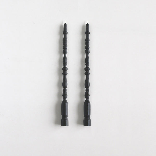 SPINDLE LEG TAPERS // CHARCOAL