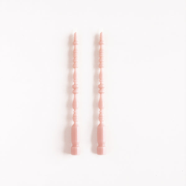 SPINDLE LEG TAPERS // ROSEWATER